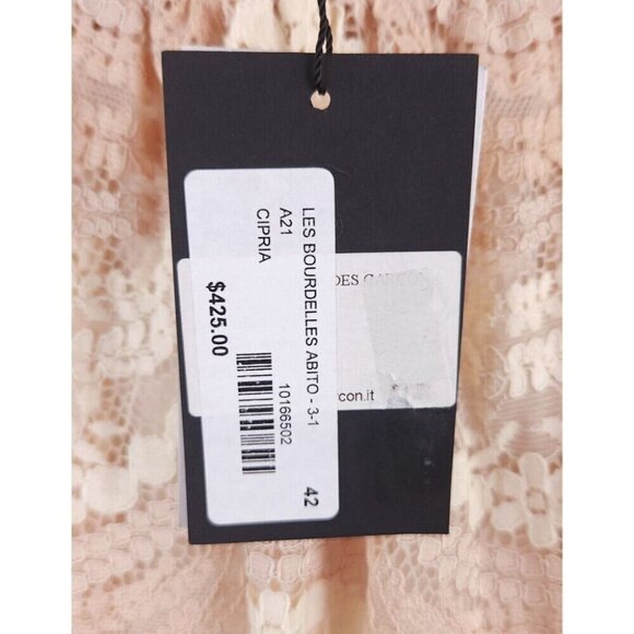 Les Bourdelles des Garcon Short Circle Lace Dress Size 42 US XS Capria NWT $425 - Picture 8 of 12